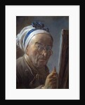 Self Portrait with an Easel by Jean-Baptiste-Simeon Chardin