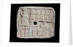 Votive Tablet Relief of Urnanshe, King of Lagash by Anonymous