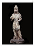 Statuette of a warrior, Tang Dynasty, 618-907 by Anonymous