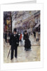 On the Boulevard by Jean Beraud