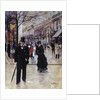 On the Boulevard by Jean Beraud
