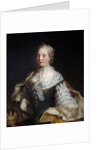 Portrait of Maria Theresa of Austria by Anonymous