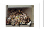 Theatre box, the day of the free performance by Louis Leopold Boilly