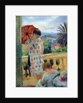 Balcony with a view on the Esterel by Henri Lebasque