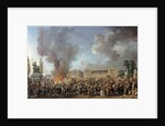 The Celebration of Unity on the Place de la Concorde by Pierre Antoine Demachy