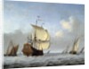 Marine with Flagship by Willem van de Velde the Younger