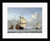 Marine with Flagship by Willem van de Velde the Younger