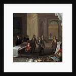 A Lesson being given to the Young Louis XV by Anonymous