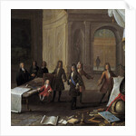 A Lesson being given to the Young Louis XV by Anonymous