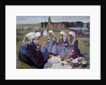 Women of Plougastel at the Pardon of Sainte-Anne-La-Palud by Charles Cottet