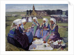 Women of Plougastel at the Pardon of Sainte-Anne-La-Palud by Charles Cottet