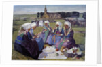 Women of Plougastel at the Pardon of Sainte-Anne-La-Palud by Charles Cottet