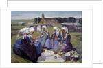 Women of Plougastel at the Pardon of Sainte-Anne-La-Palud by Charles Cottet