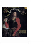 Portrait of Joan of Arc in war costume by Anonymous