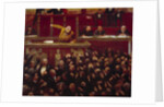 Jean Jaures speaking at the Tribune of the Chamber of Deputies by Jean Veber