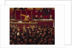 Jean Jaures speaking at the Tribune of the Chamber of Deputies by Jean Veber