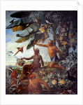 The Indian hunter and fisherman by Francois Desportes