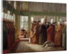 Reception of a French ambassador by the Great Vizir in Constantinople by Antoine de Favray