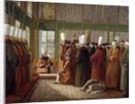 Reception of a French ambassador by the Great Vizir in Constantinople by Antoine de Favray