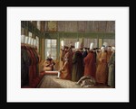 Reception of a French ambassador by the Great Vizir in Constantinople by Antoine de Favray