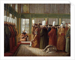 Reception of a French ambassador by the Great Vizir in Constantinople by Antoine de Favray