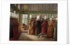 Reception of a French ambassador by the Great Vizir in Constantinople by Antoine de Favray
