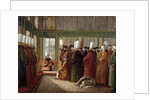 Reception of a French ambassador by the Great Vizir in Constantinople by Antoine de Favray