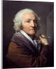 Self portrait as an old man by Jean-Baptiste Greuze