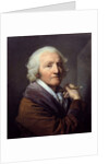 Self portrait as an old man by Jean-Baptiste Greuze