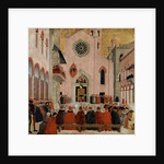 St Vincent Ferrer preaching before a Pope by Bartolomeo degli Erri