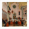 St Vincent Ferrer preaching before a Pope by Bartolomeo degli Erri