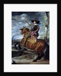 Gaspar de Guzman, Count-Duke of Olivares, on Horseback by Diego Velazquez