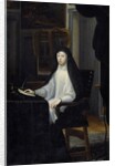 Portrait of Queen Mariana of Austria as a widow by Juan Carreno De Miranda