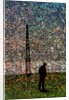 Man and Tower by Anonymous