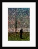 Man and Tower by Anonymous