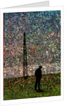 Man and Tower by Anonymous