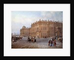 View of the Winter Palace in Saint Petersburg in 1843 by Vasily Sodovnikof