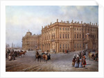 View of the Winter Palace in Saint Petersburg in 1843 by Vasily Sodovnikof