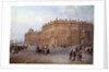 View of the Winter Palace in Saint Petersburg in 1843 by Vasily Sodovnikof