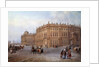 View of the Winter Palace in Saint Petersburg in 1843 by Vasily Sodovnikof