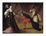Scene from Italian comedy by Anonymous