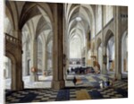 Interior of Antwerp cathedral by Peeter Neefs the Elder
