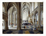 Interior of Antwerp cathedral by Peeter Neefs the Elder