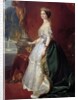 Portrait of Empress Eugenie in court dress by Anonymous