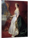 Portrait of Empress Eugenie in court dress by Anonymous