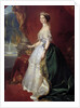 Portrait of Empress Eugenie in court dress by Anonymous
