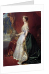 Portrait of Empress Eugenie in court dress by Anonymous