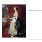 Portrait of Empress Eugenie in court dress by Anonymous