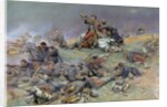 Death of Commandant Berbegier at the battle of Saint-Privat by Edouard Detaille