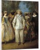 The Actors of the Commedia dell'Arte by Nicolas Lancret